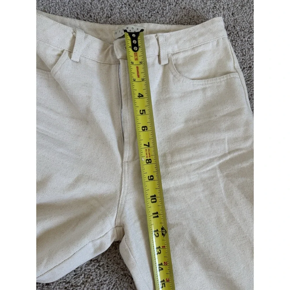 diamond‎ leah rigid pants natural Size 6 Minimalist Organic